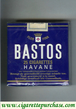 Bastos Havane blue cigarettes